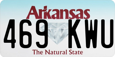 AR license plate 469KWU