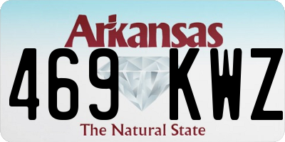 AR license plate 469KWZ