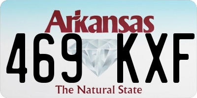 AR license plate 469KXF