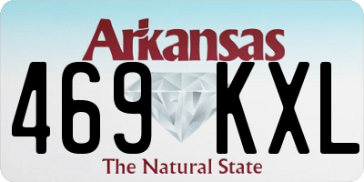 AR license plate 469KXL