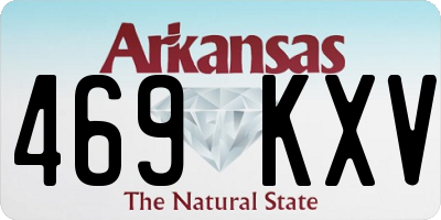 AR license plate 469KXV