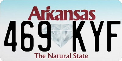 AR license plate 469KYF
