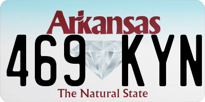 AR license plate 469KYN