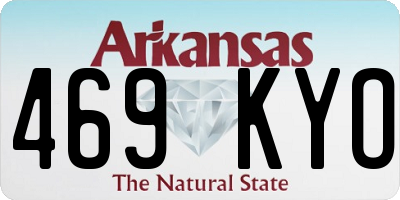 AR license plate 469KYO