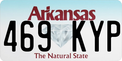 AR license plate 469KYP