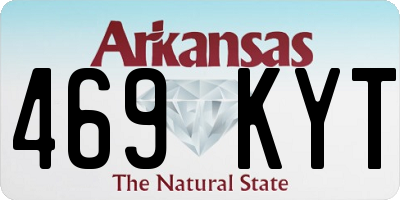 AR license plate 469KYT