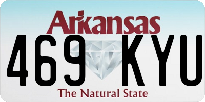 AR license plate 469KYU