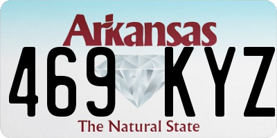 AR license plate 469KYZ