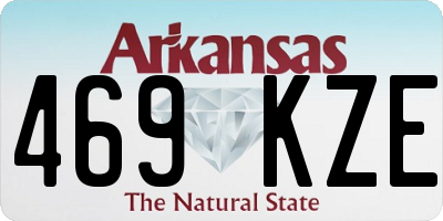 AR license plate 469KZE