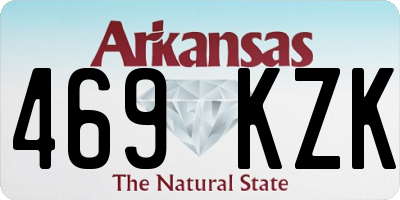 AR license plate 469KZK