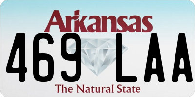 AR license plate 469LAA