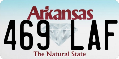 AR license plate 469LAF