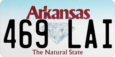 AR license plate 469LAI
