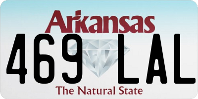 AR license plate 469LAL