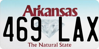 AR license plate 469LAX