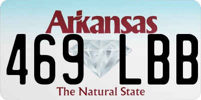 AR license plate 469LBB