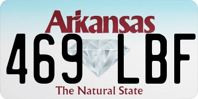 AR license plate 469LBF