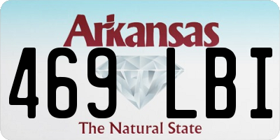 AR license plate 469LBI