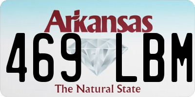 AR license plate 469LBM