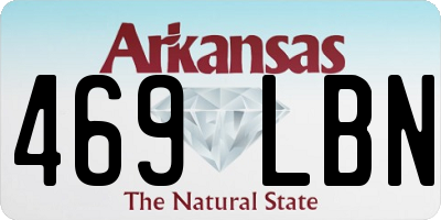 AR license plate 469LBN