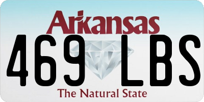 AR license plate 469LBS