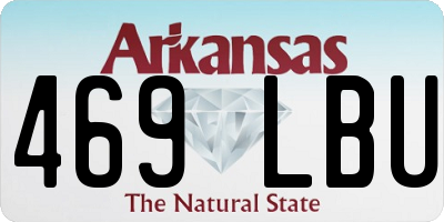 AR license plate 469LBU