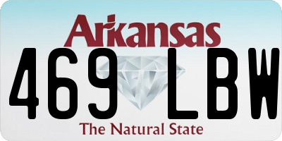 AR license plate 469LBW