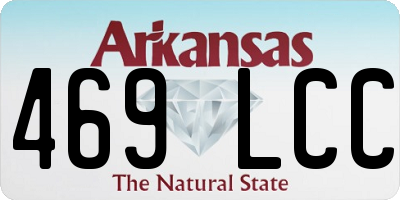 AR license plate 469LCC