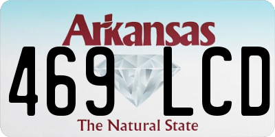 AR license plate 469LCD