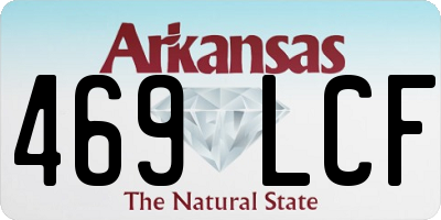 AR license plate 469LCF