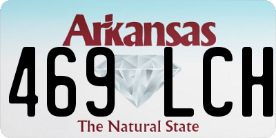 AR license plate 469LCH