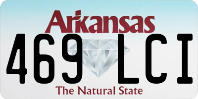 AR license plate 469LCI