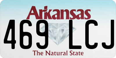 AR license plate 469LCJ