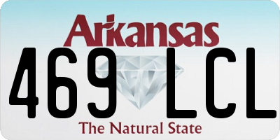 AR license plate 469LCL