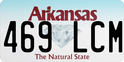AR license plate 469LCM
