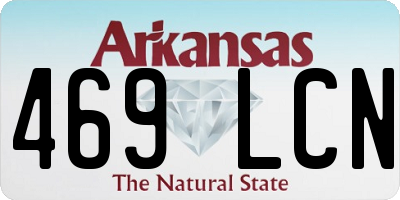 AR license plate 469LCN