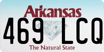 AR license plate 469LCQ