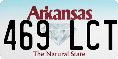 AR license plate 469LCT