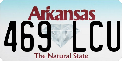 AR license plate 469LCU