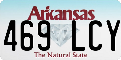 AR license plate 469LCY
