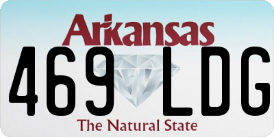 AR license plate 469LDG