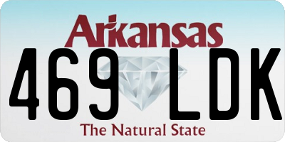 AR license plate 469LDK