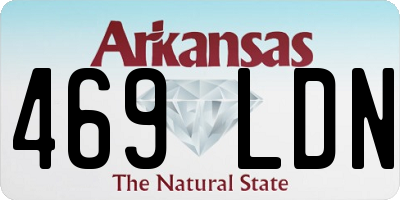 AR license plate 469LDN