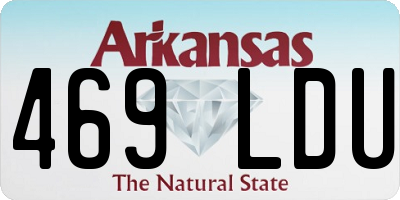 AR license plate 469LDU