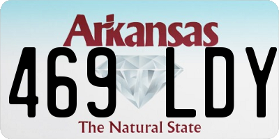 AR license plate 469LDY
