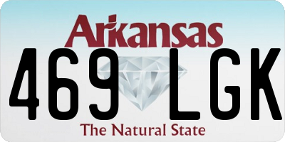 AR license plate 469LGK