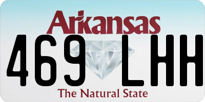 AR license plate 469LHH