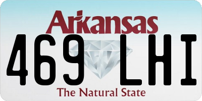 AR license plate 469LHI
