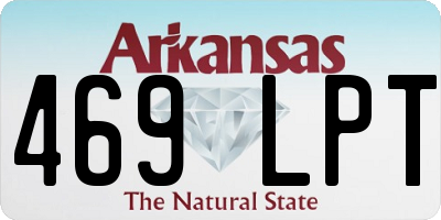 AR license plate 469LPT