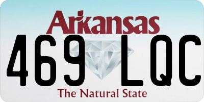 AR license plate 469LQC